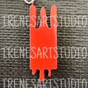 HORROR LETTER I KEYCHAIN